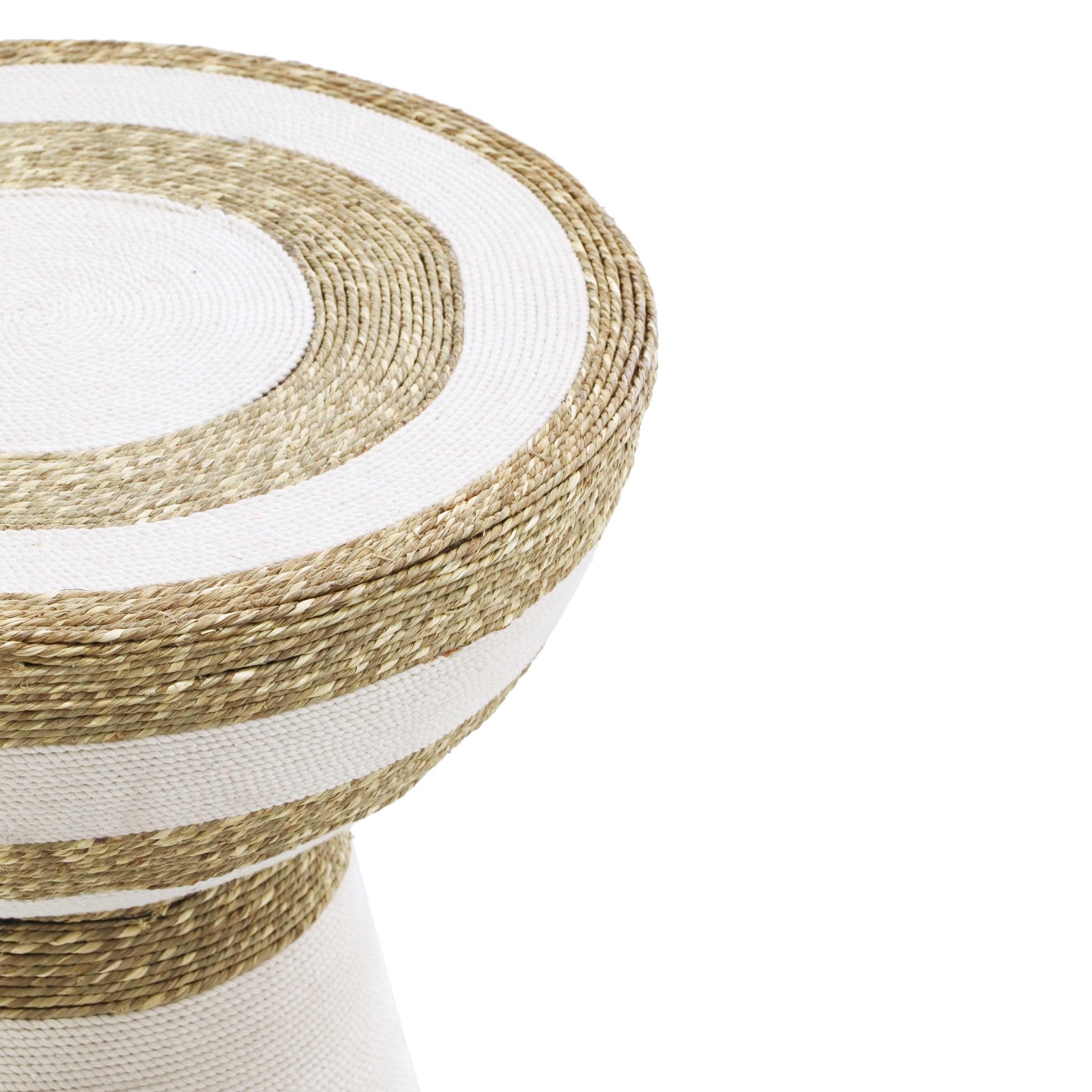 Wren Striped Side Table End Tables| TOV