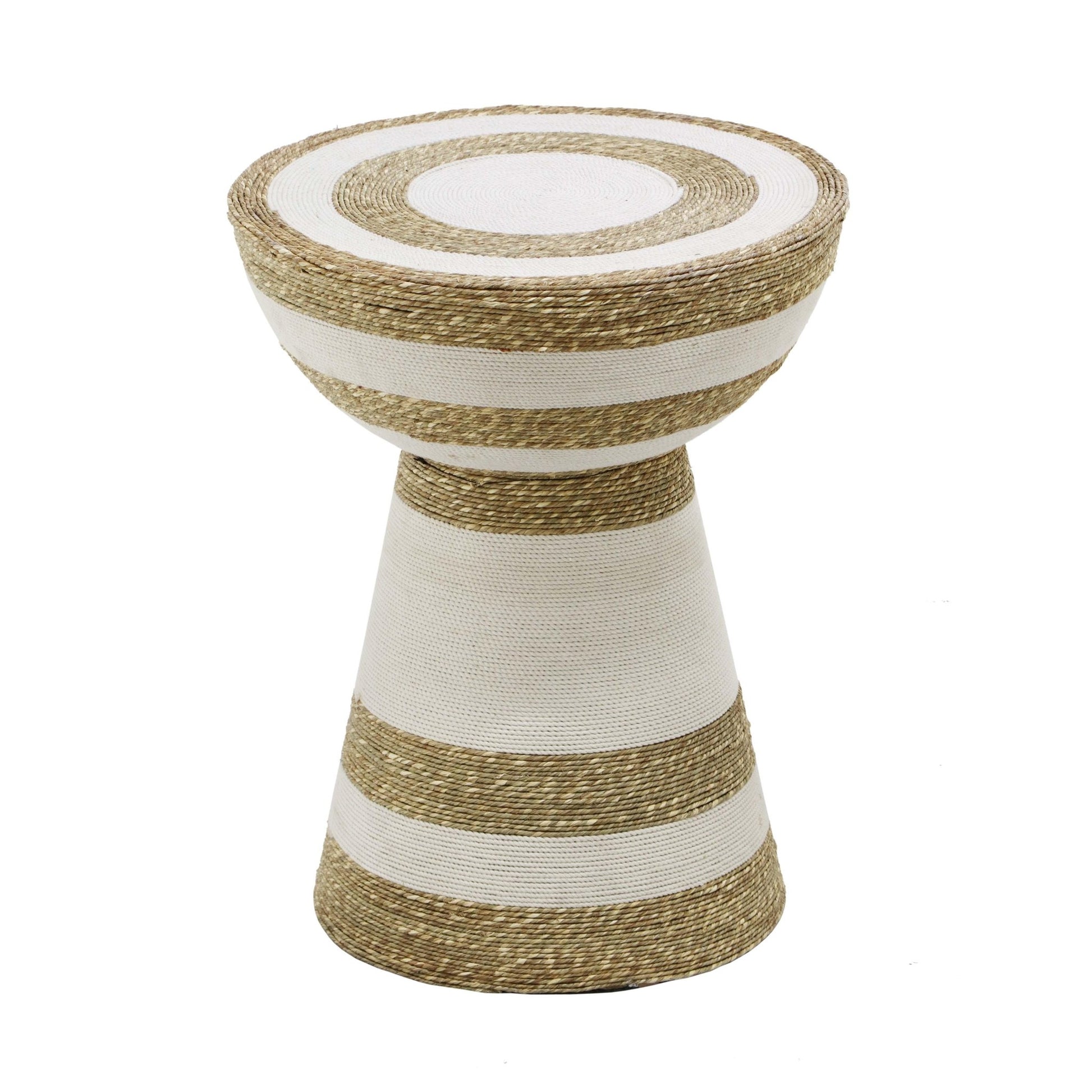 Wren Striped Side Table End Tables| TOV