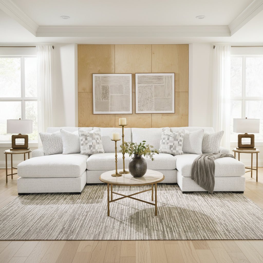 Wynncroft Manor 3-Piece Double Chaise Sectional Sectionals| Ashley Homestore