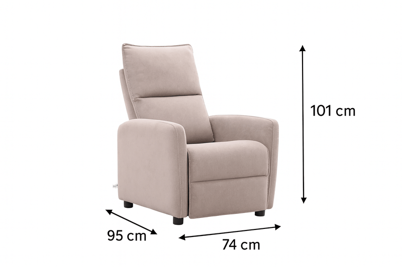 Yawna Push Back Recliner - Al Rugaib Furniture
