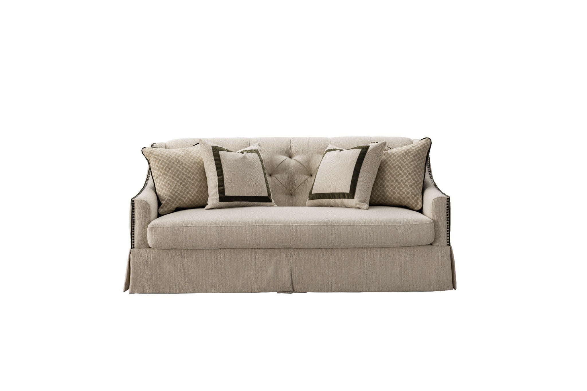York Beige Sofa 193cm Sofas & Loveseats| AlRugaib Furniture