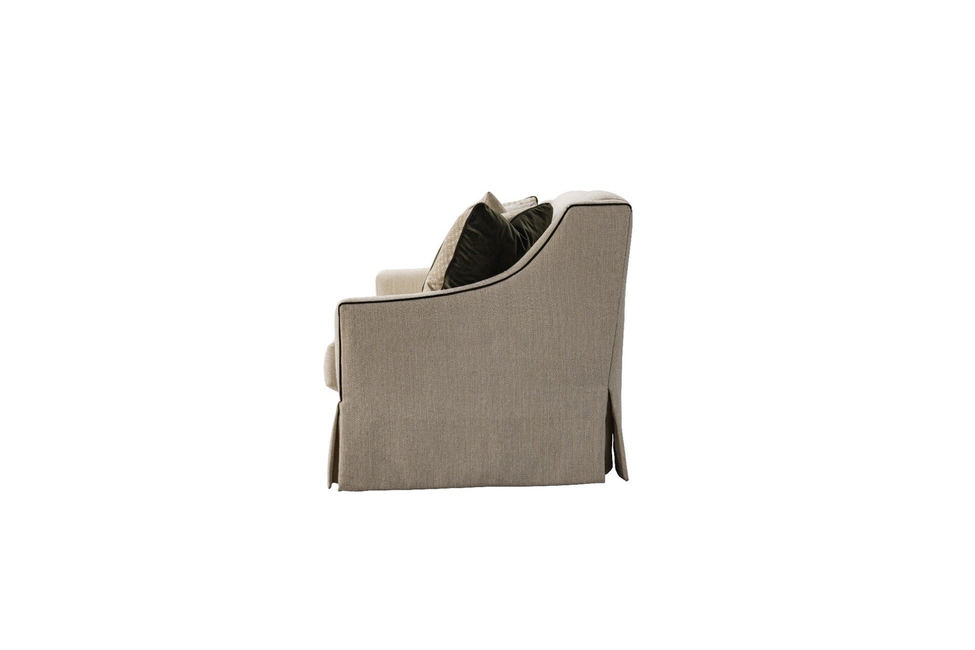 York Beige Sofa 247cm Sofas & Loveseats| AlRugaib Furniture