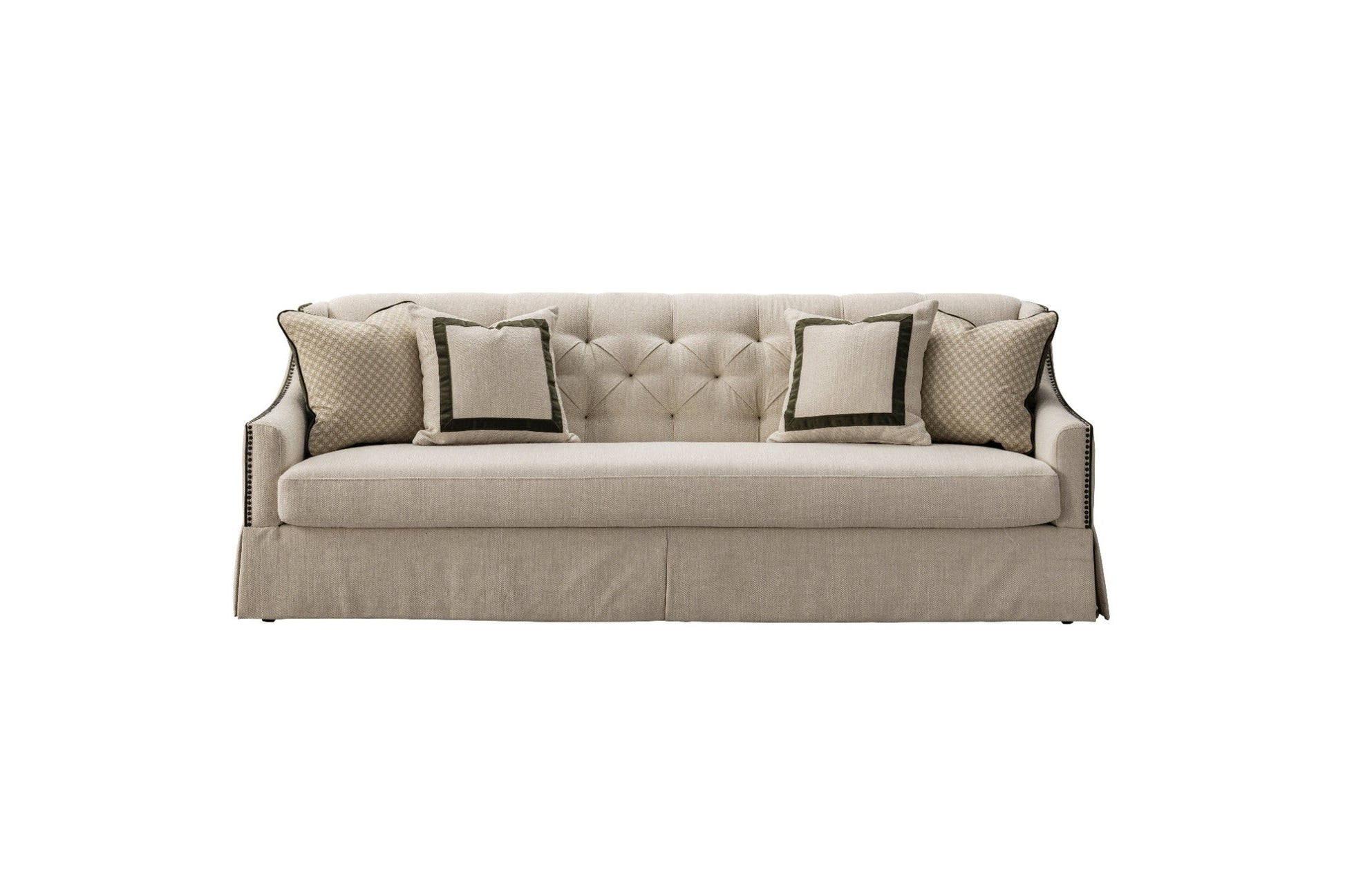 York Beige Sofa 247cm Sofas & Loveseats| AlRugaib Furniture