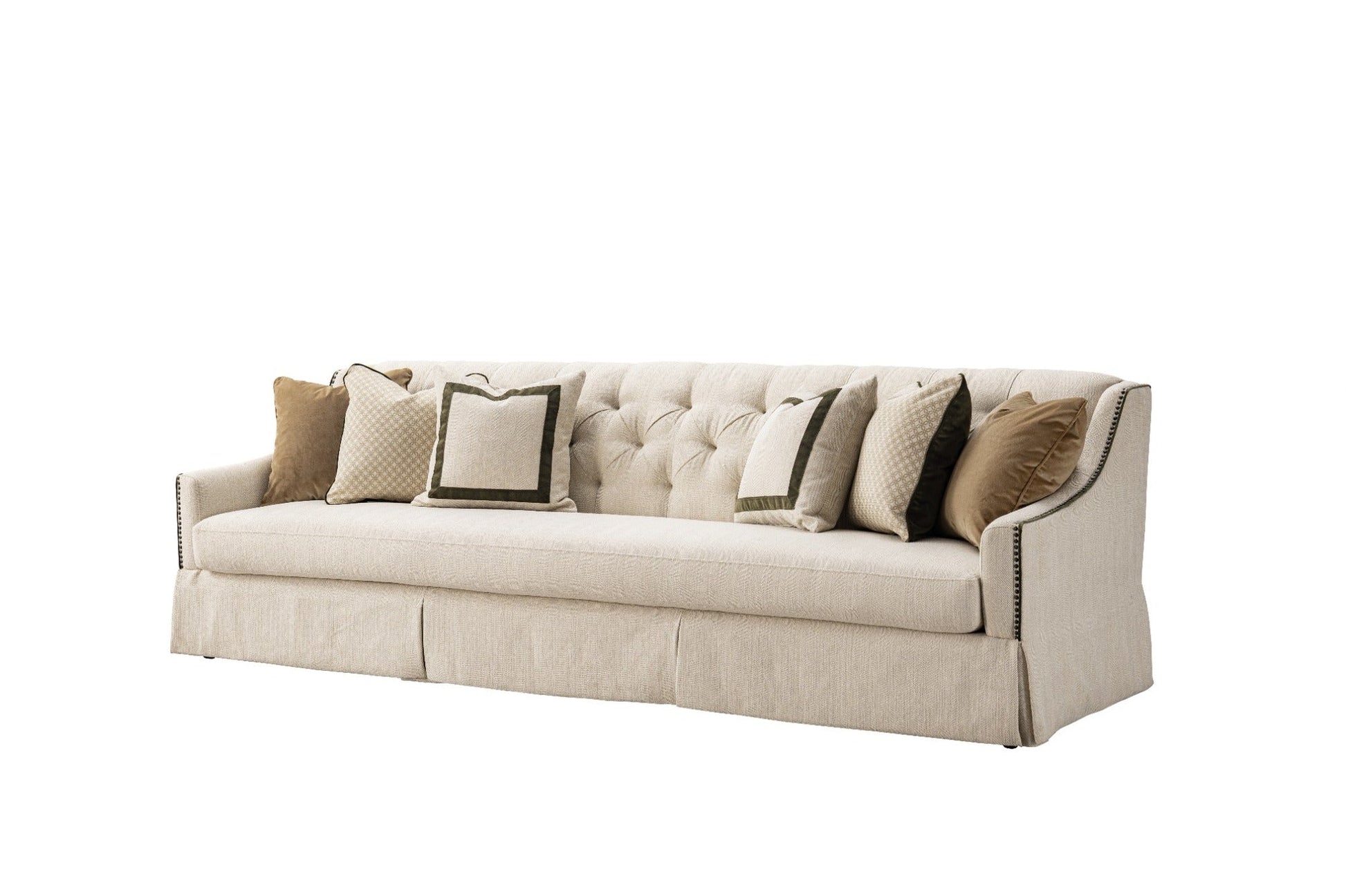 York Beige Sofa 301cm Sofas & Loveseats| AlRugaib Furniture