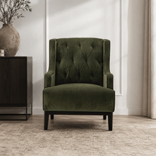 York Olive Accent Chair