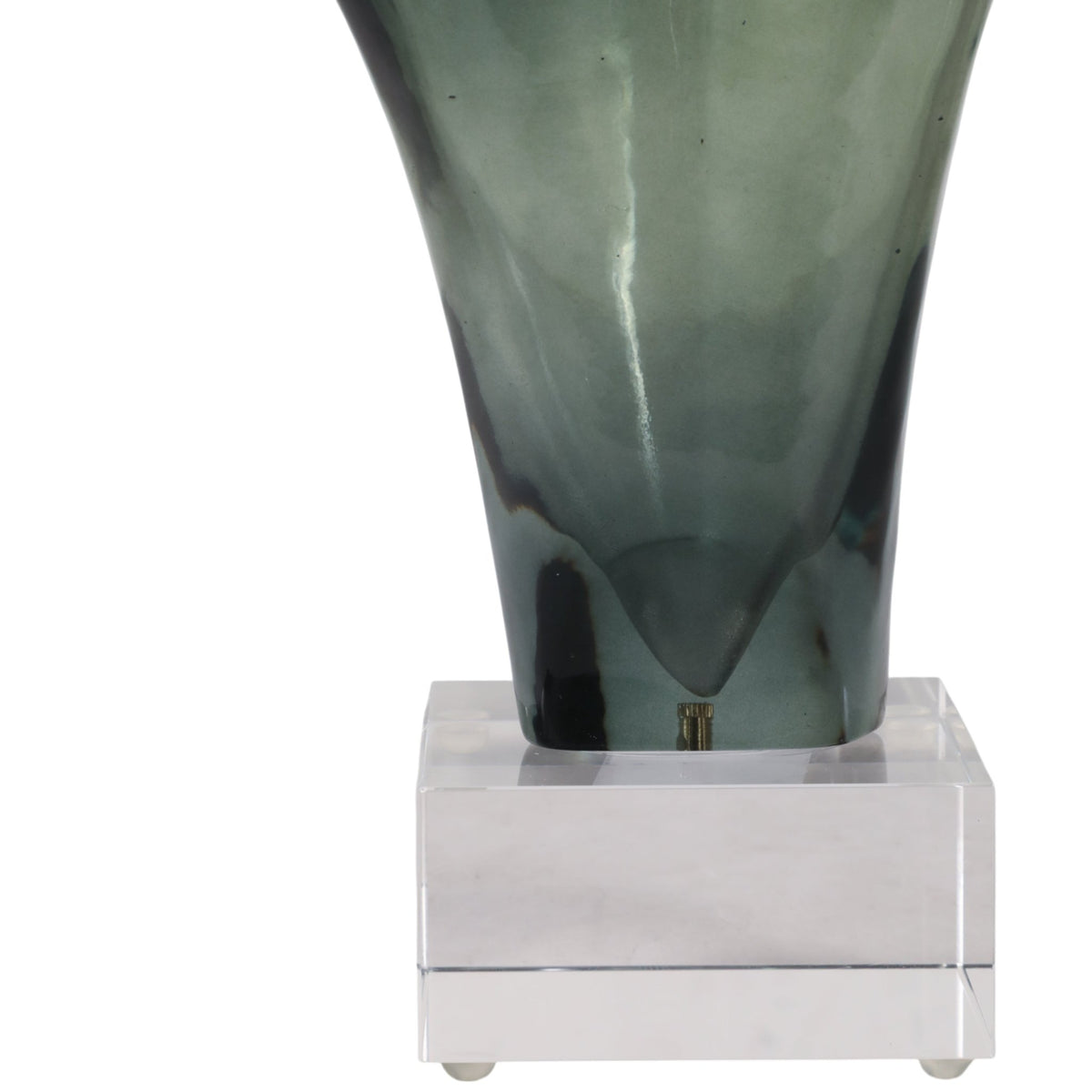 Yuma Large Grey Glass Statuary Table Decors| Sagebrook Home