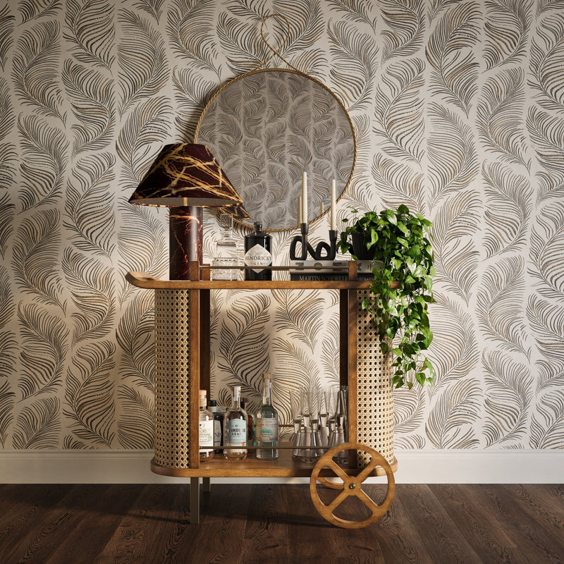 Yuma Natural Rattan Bar Cart - Al Rugaib Furniture