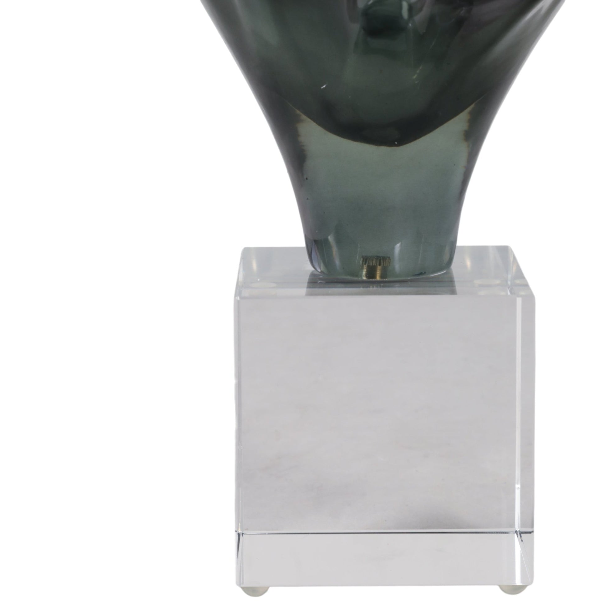 Yuma Small Grey Glass Statuary Table Decors| Sagebrook Home