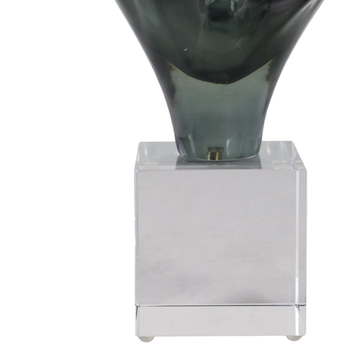 Yuma Small Grey Glass Statuary Table Decors| Sagebrook Home