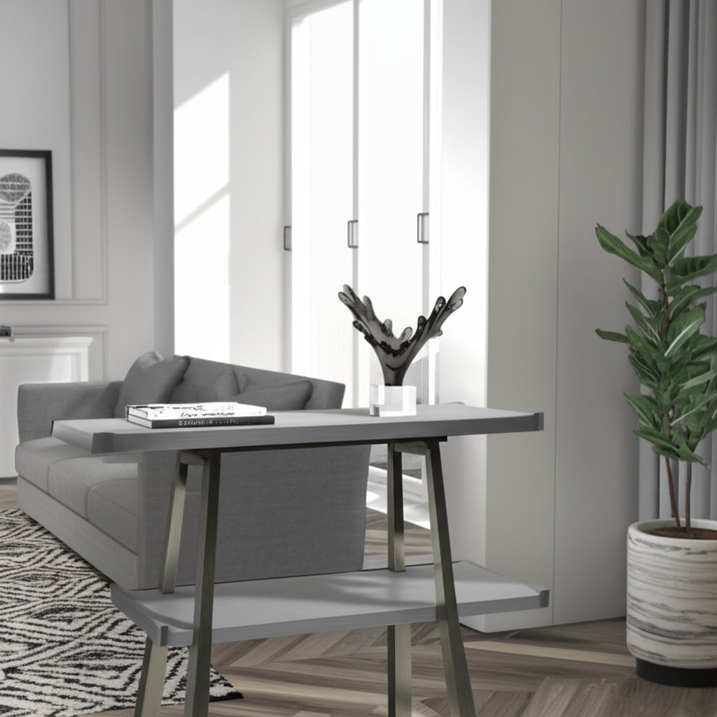 Yuma Small Grey Glass Statuary Table Decors| Sagebrook Home
