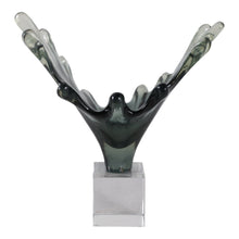 Yuma Small Grey Glass Statuary