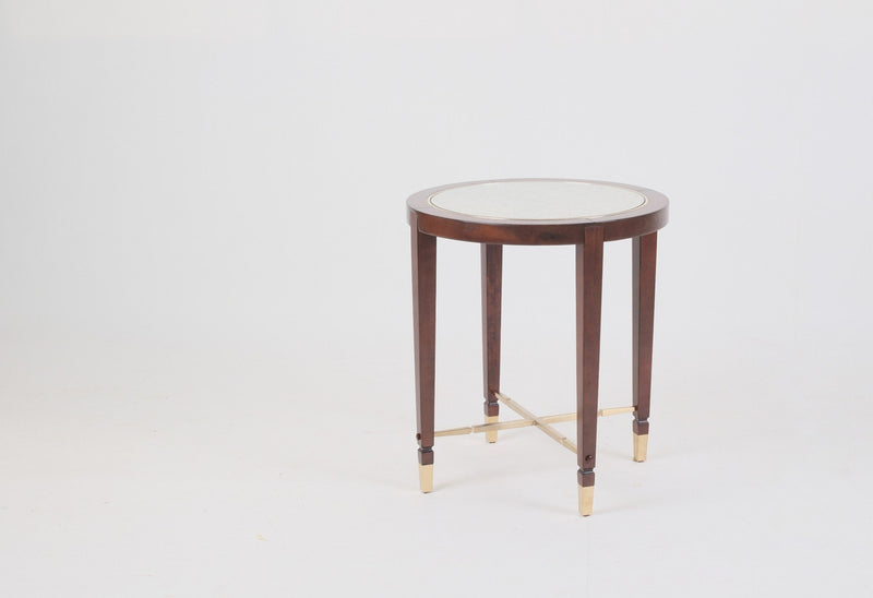 Diwan SILVER ROUND SIDE TABLE