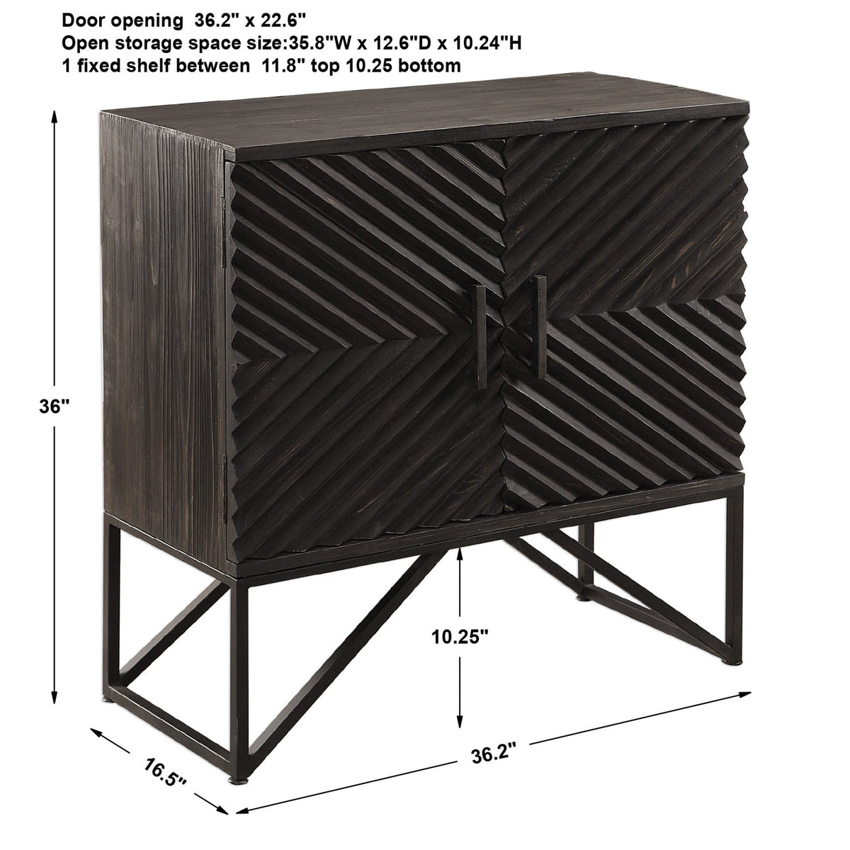 Zadie 2 Door Cabinet Cabinets & Chests| Uttermost