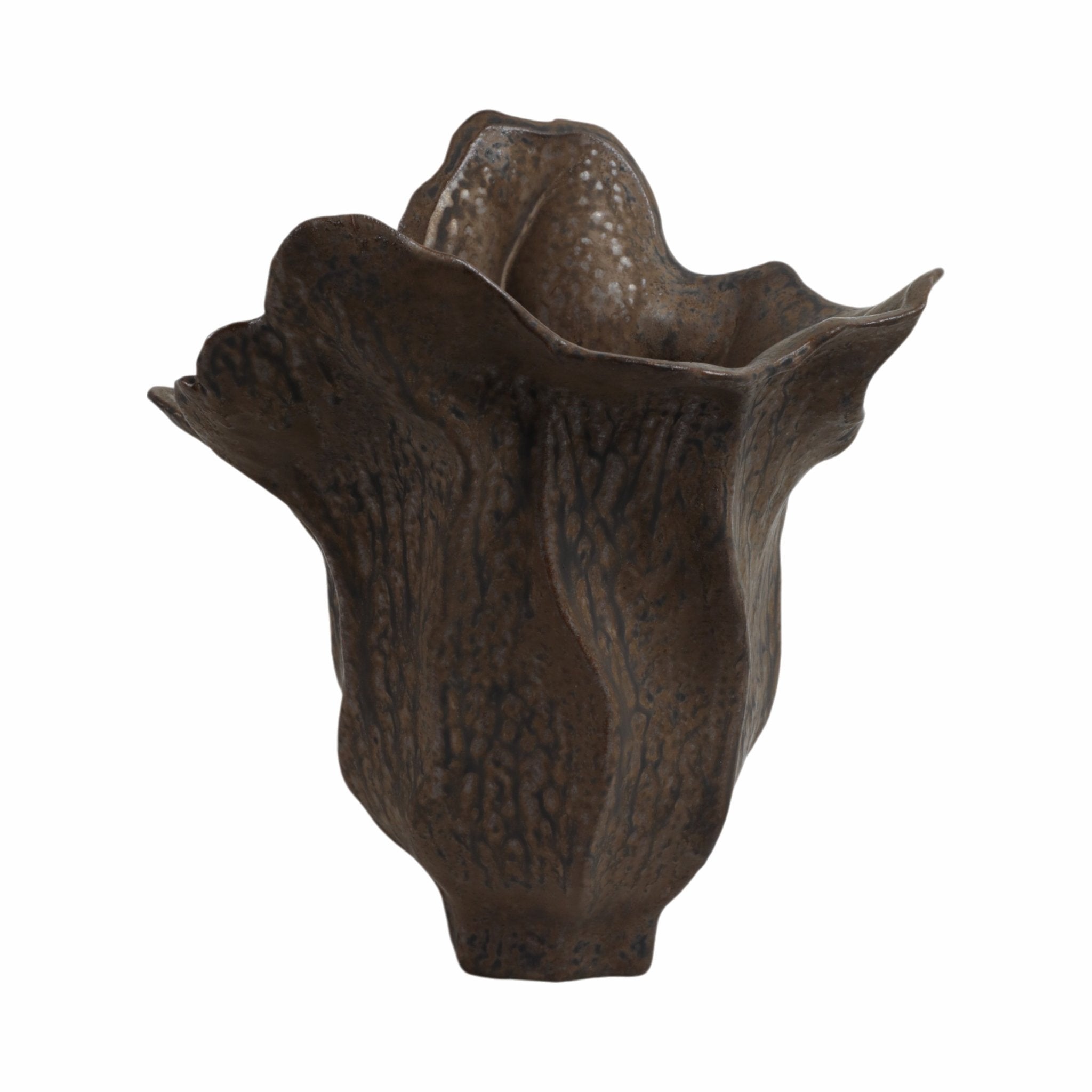ZALDANA PORCELAIN VASE, RUST Vases and Jars| Sagebrook Home