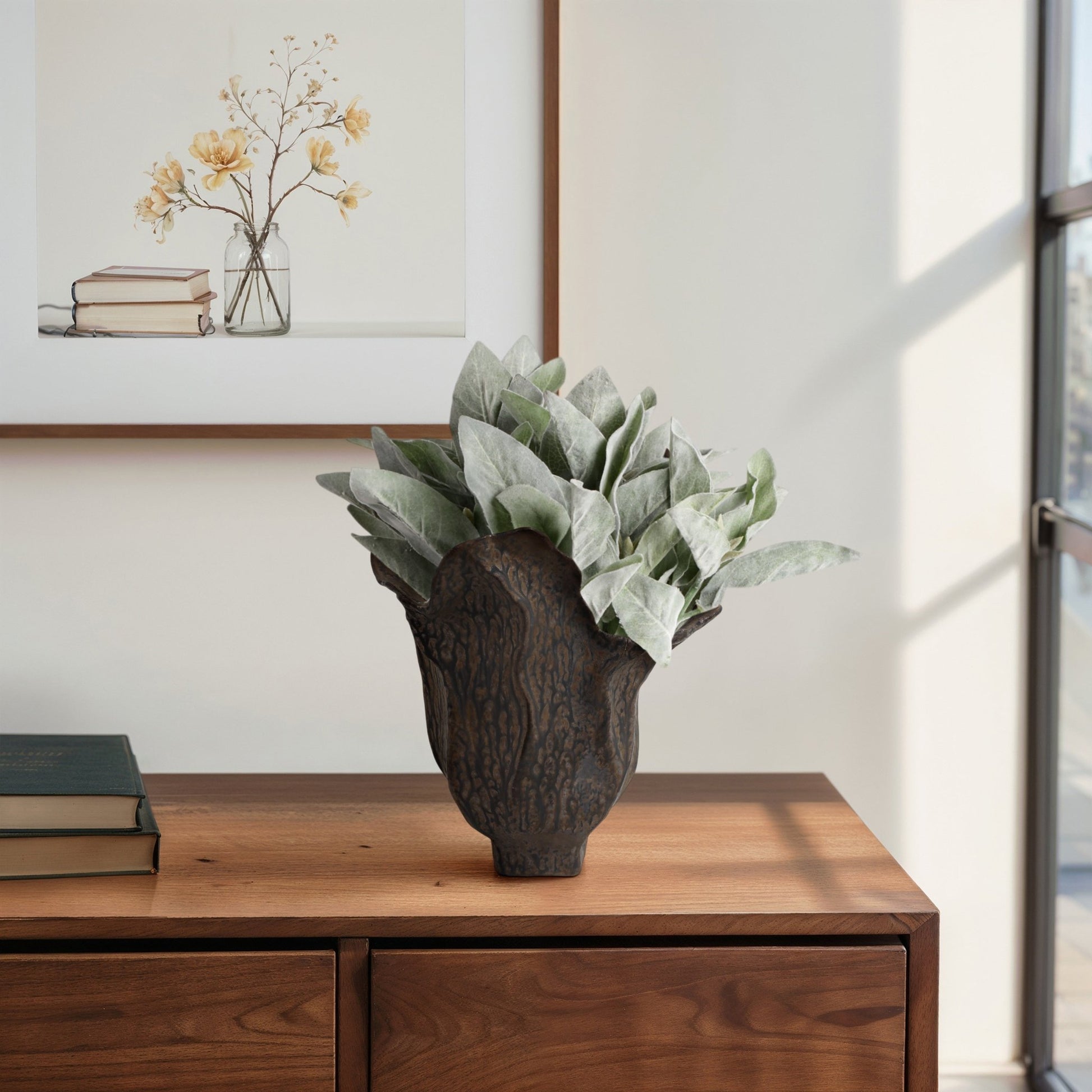 ZALDANA PORCELAIN VASE, RUST Vases and Jars| Sagebrook Home