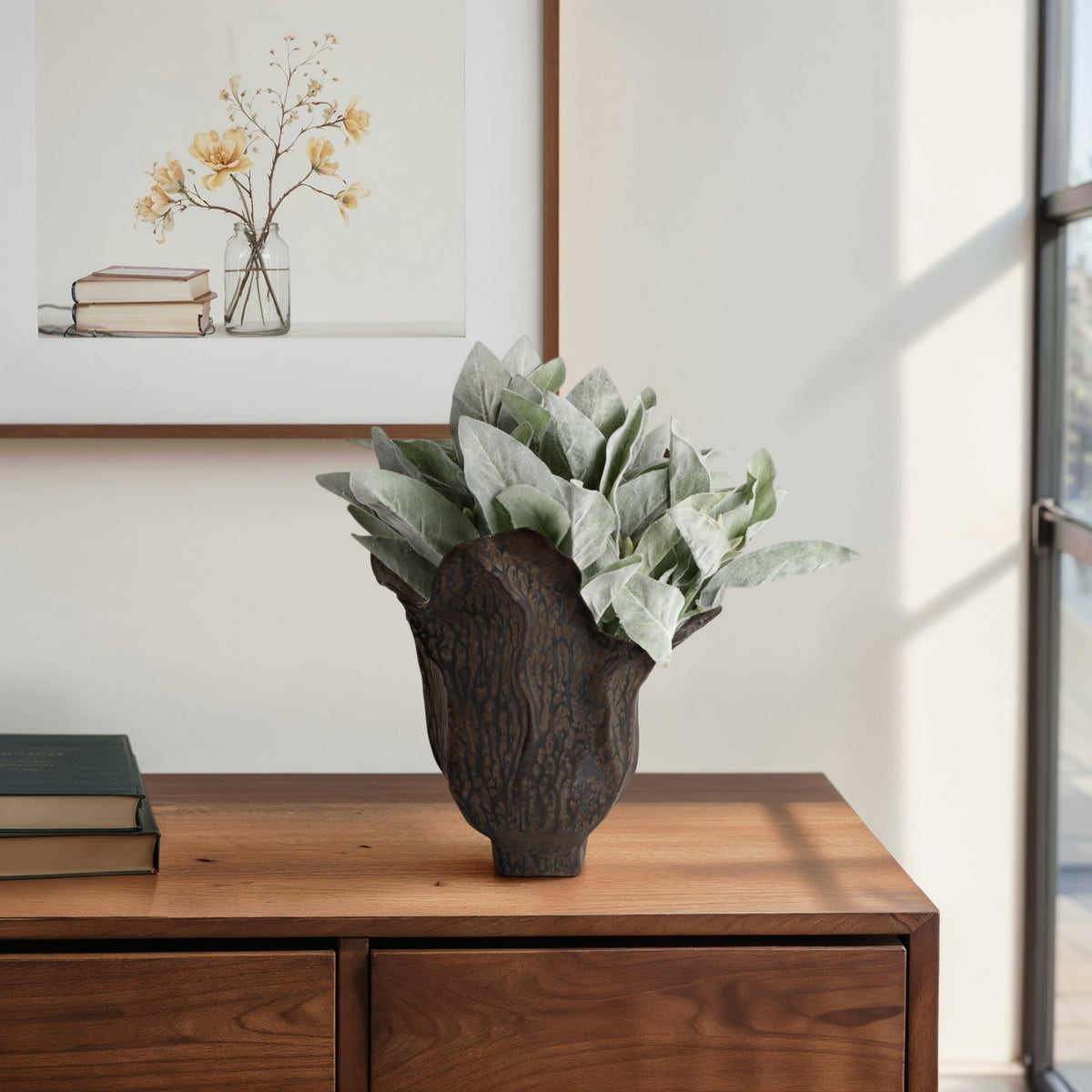 ZALDANA PORCELAIN VASE, RUST Vases and Jars| Sagebrook Home