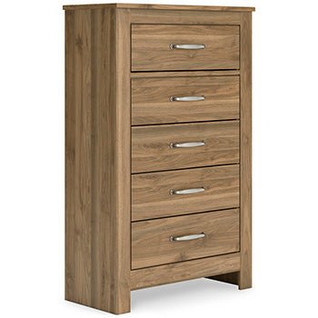 Zanbrook Five Drawer Chest Cabinets & Chests| Ashley Homestore