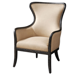 Zander Wing Chair Chairs| Uttermost