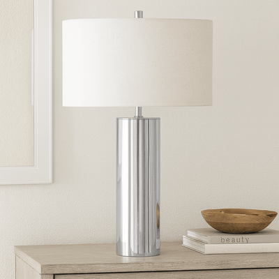 Zenith Chrome Table Lamp - Al Rugaib Furniture