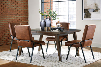 Zumbado RECT Dining Room 4 Chairs - Al Rugaib Furniture