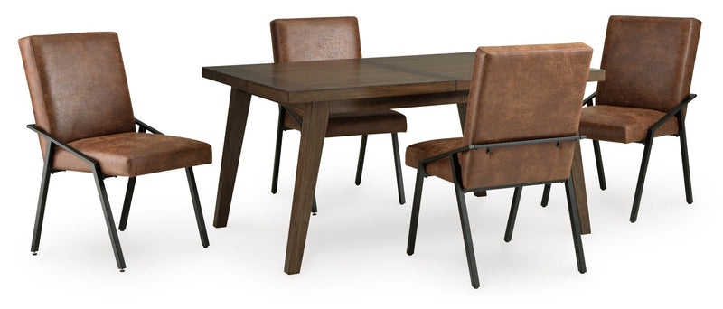Zumbado RECT Dining Room 4 Chairs - Al Rugaib Furniture