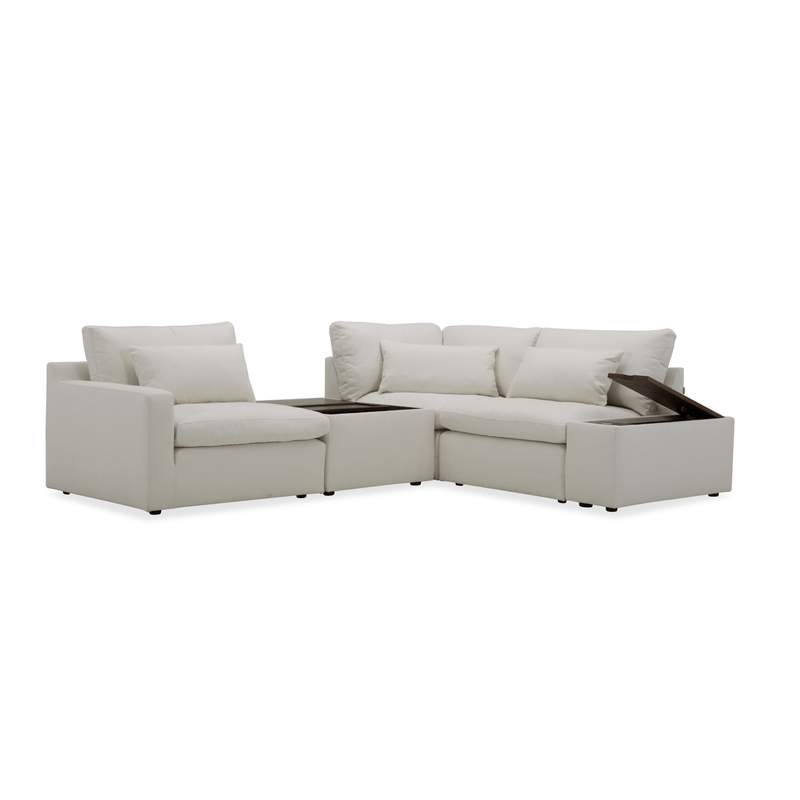 Zurich Sectional With Free Rug - Al Rugaib Furniture