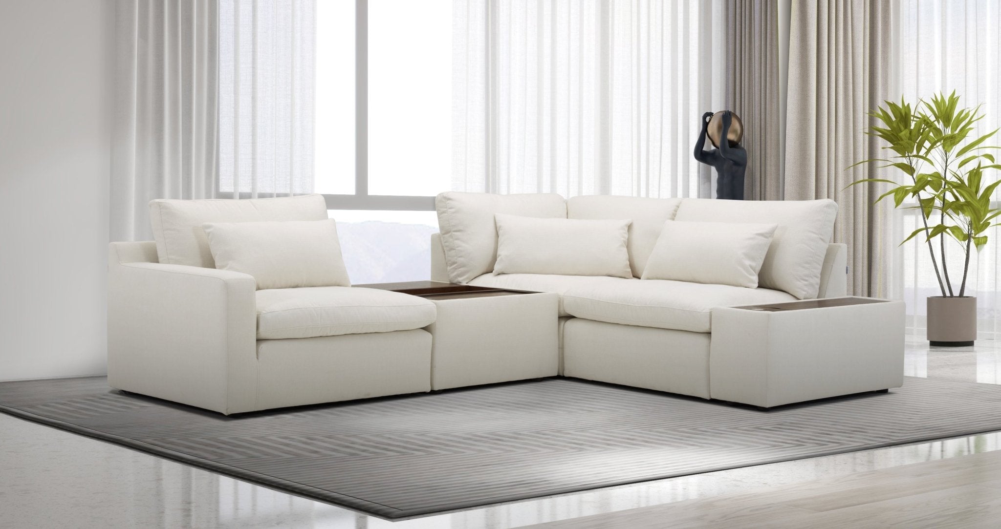 Zurich Sectional With Free Rug Sectionals| Roots Furniture