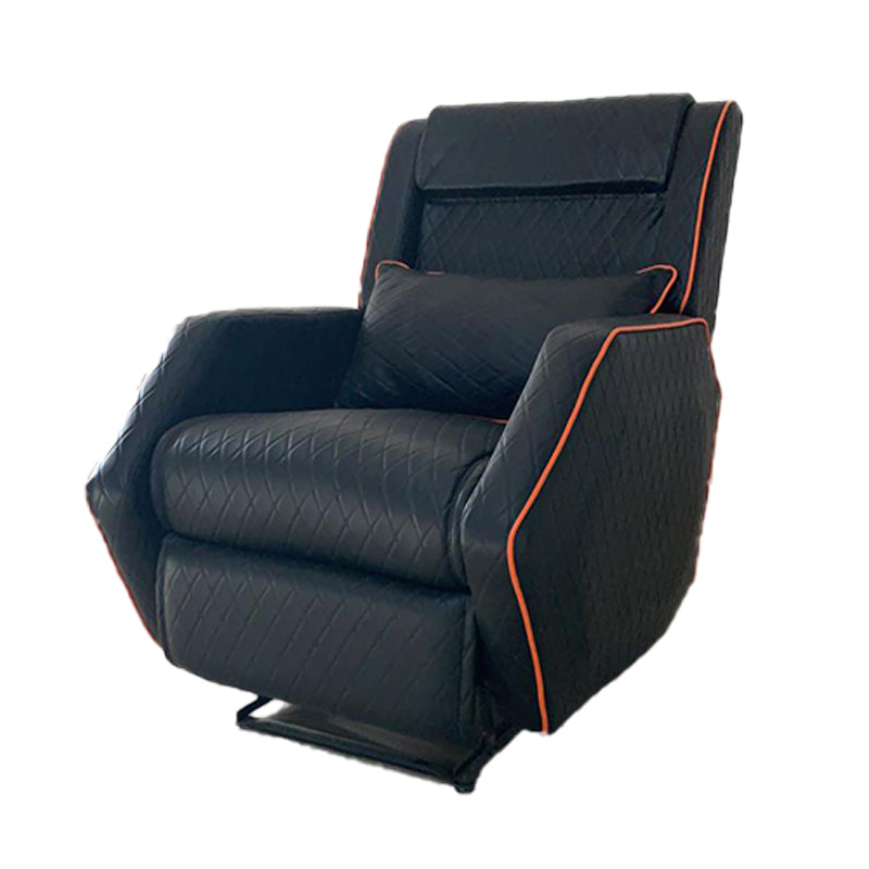 In House Gaming Chair with Controllable Back and Latex Cushion Backrest - Rocking - Black-905175 (6613421981792)