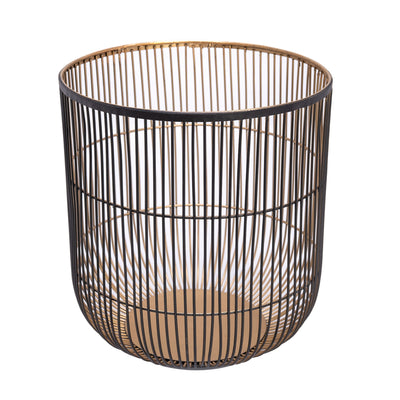 Candle Holder Gold And Black - Al Rugaib Furniture (4727800332384)
