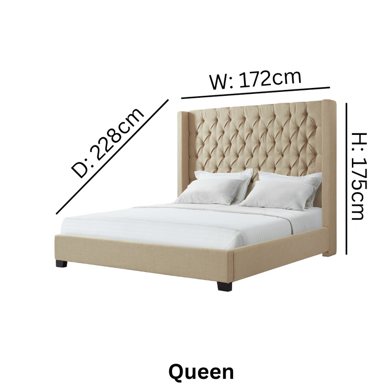 Morrow Natural Queen Bed (6595752198240)