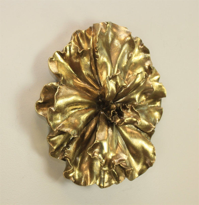 Gold Wall Flower 20" - Al Rugaib Furniture (773018091616)