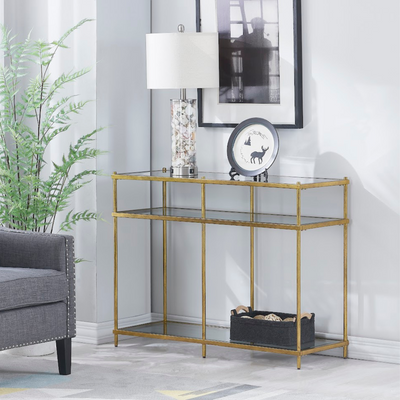 Gold Foil finish Console TABLE