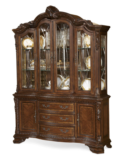 Old World- China Cabinet Set - Al Rugaib Furniture (4568165679200)
