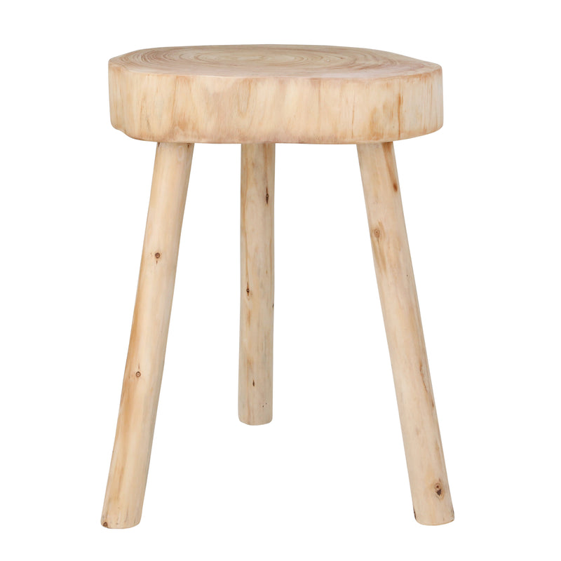 WOODEN 24" ACCENT TABLE, NATURAL KD (6608455696480)