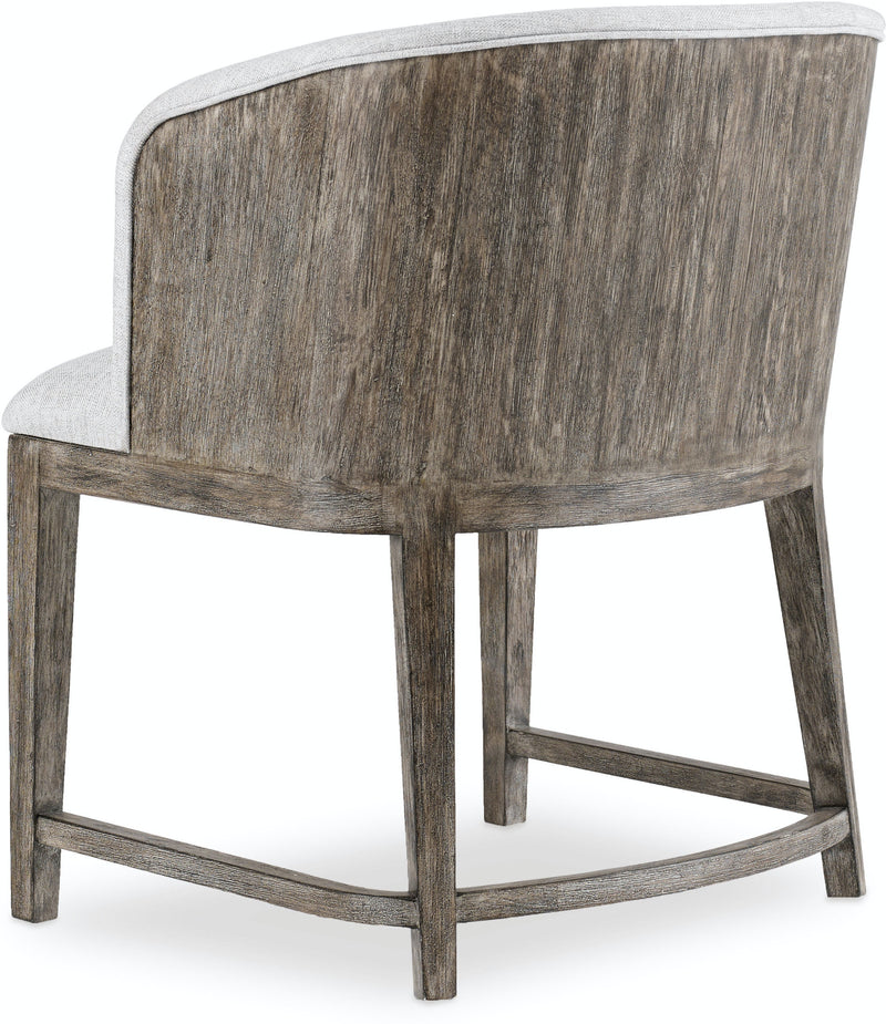 Upholstered Chair w/wood back (4688741728352)