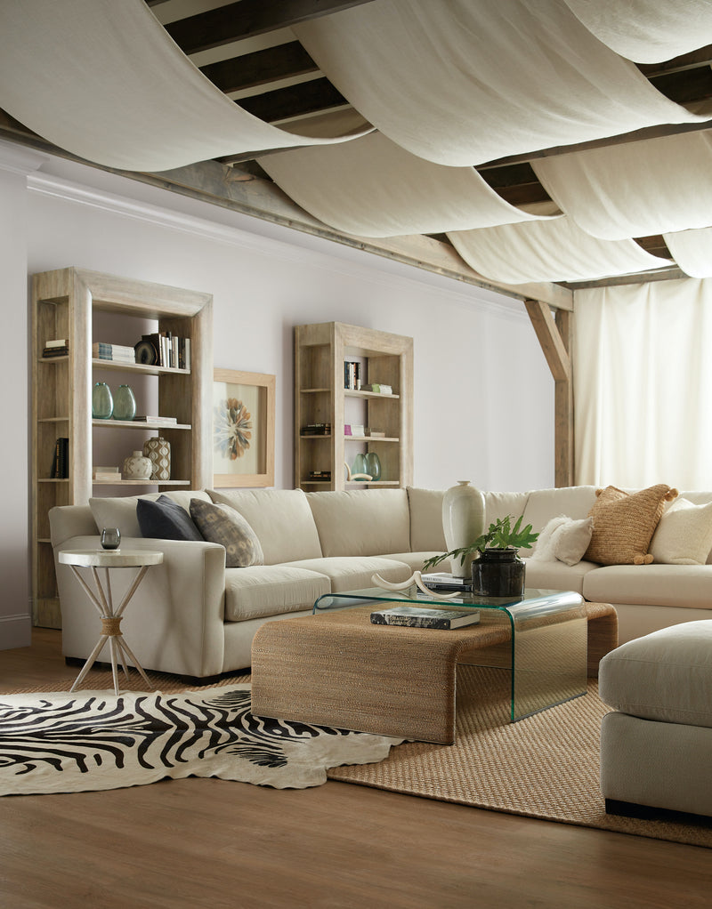 Rope and Glass Cocktail Table (4688745168992)