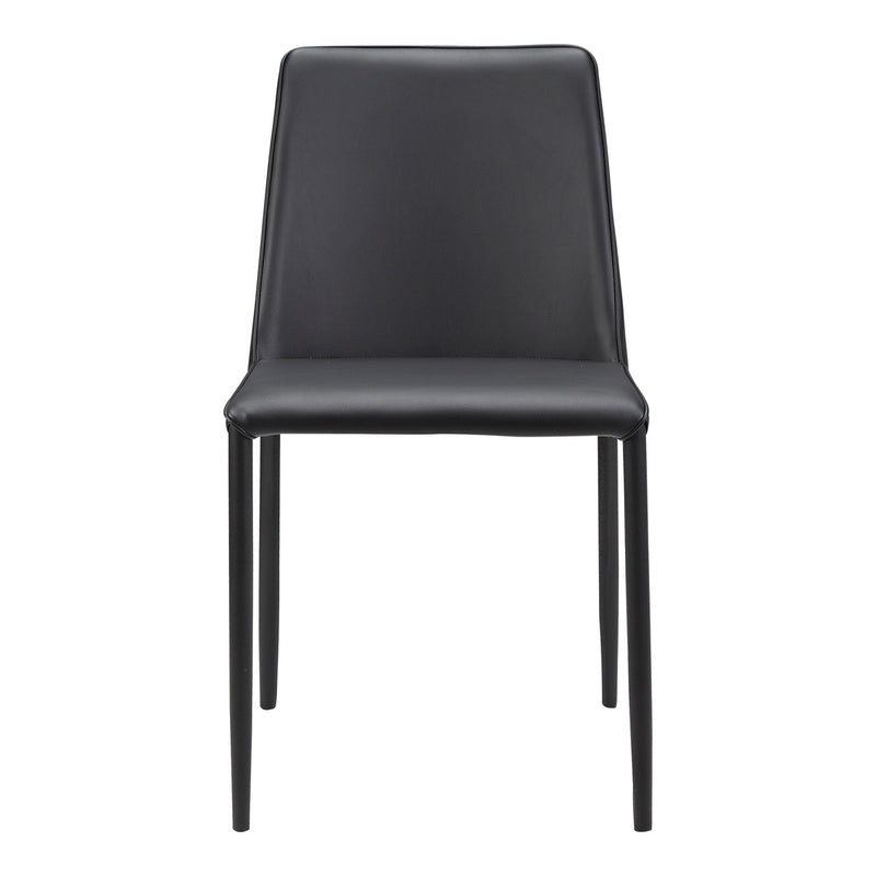 Nora Dining Chair Black Vegan Leather