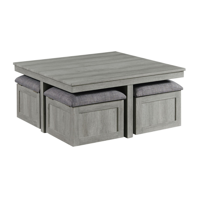 Uster Coffee Table W/ Four Stools (6629947244640)