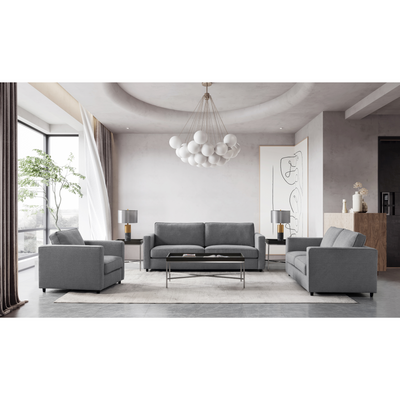 Vintage Grey Sofa (227cm)