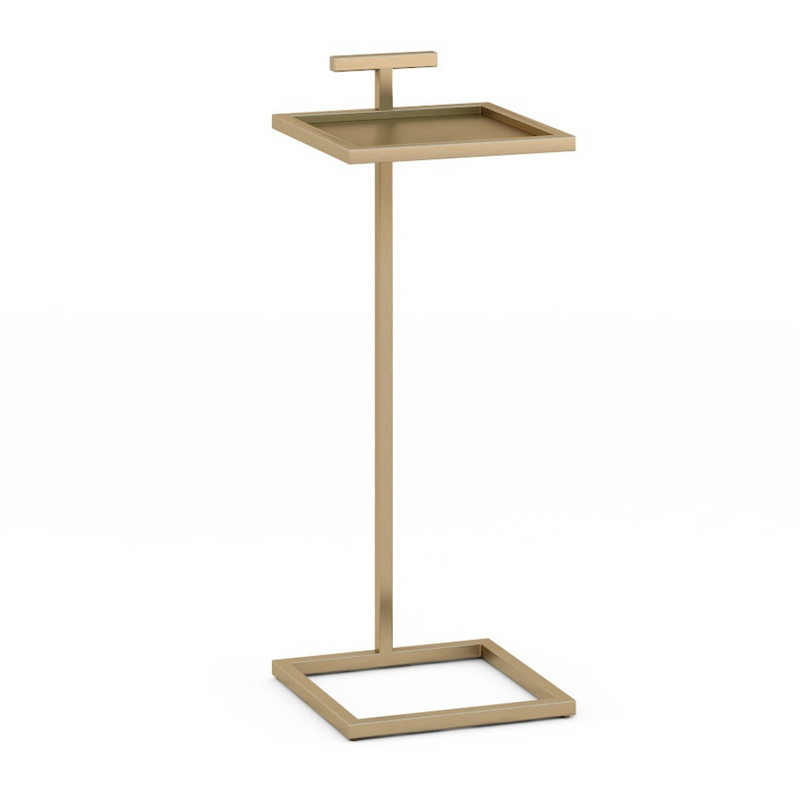 Brass 10" Maisie Accent Table Square (6633188393056)