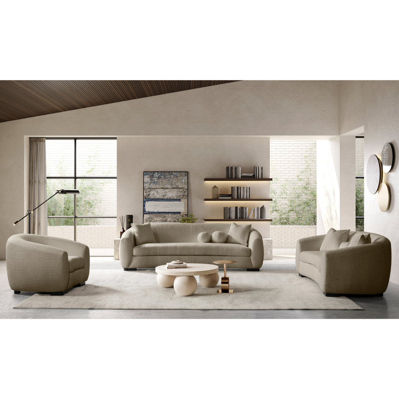 Bouclé Livingroom Set