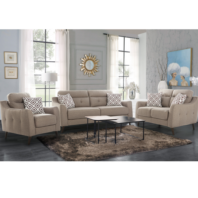 El Paso Exquisite Beige Sofa (6645527216224)