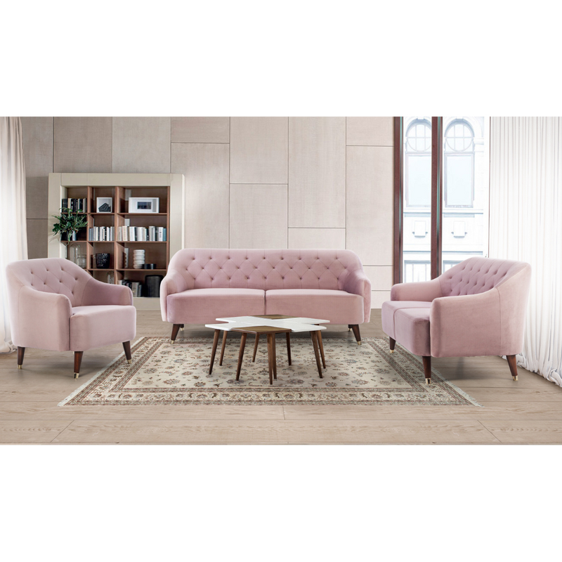 Greenwood Grandeur Pink Sofa (6645528526944)