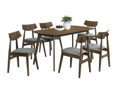 Megan marco brown dining table-6 seater set
