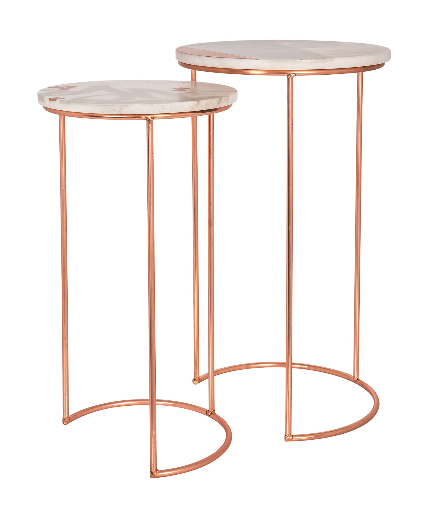 2 PCS NESTED TABLE INGENUITY DESIGN Accent & End Tables| Alrugaib Furniture X Nice