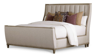 Cityscapes - 6/0 Chelsea Uph Shelter Sleigh Bed - Al Rugaib Furniture (4546496069728)