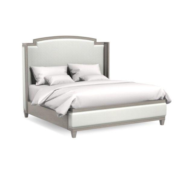 Miles - Uph. King Bed-Powder-Glam-NH-Polished Nick - Al Rugaib Furniture (4566743253088)