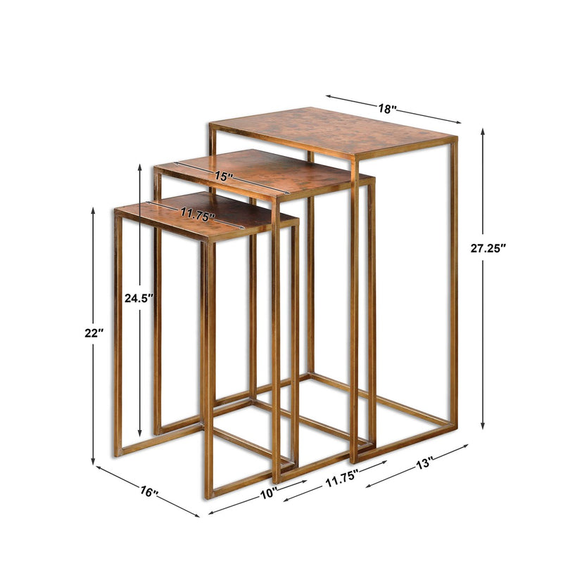 Copres Nesting Tables, S/3 (4733555802208)