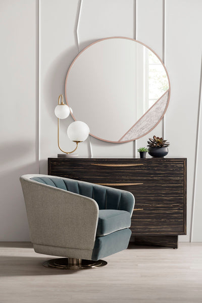 MODERN EDGE - CONCENTRIC SWIVEL CHAIR - Al Rugaib Furniture (4729708642400)