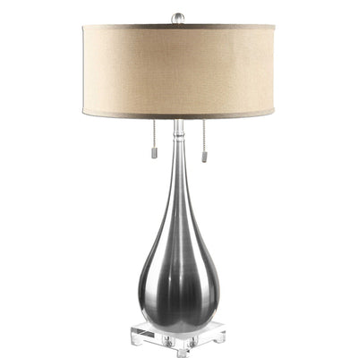 Lagrima Silver Table Lamp (6626285387872)